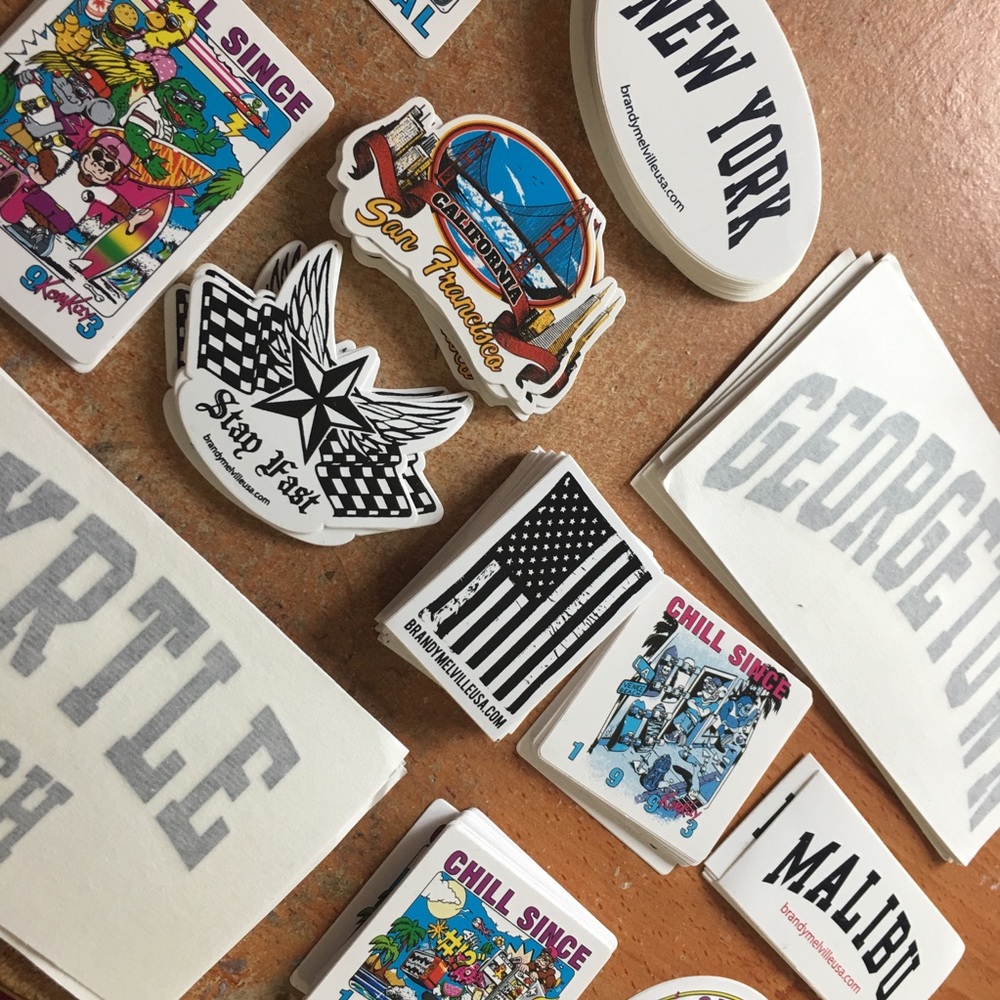BRANDY STICKERS!!